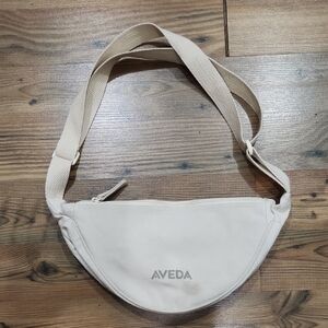 Aveda Crescent Congress Crossbody Bag Cream Adjustable Ecocore Hair Stylist